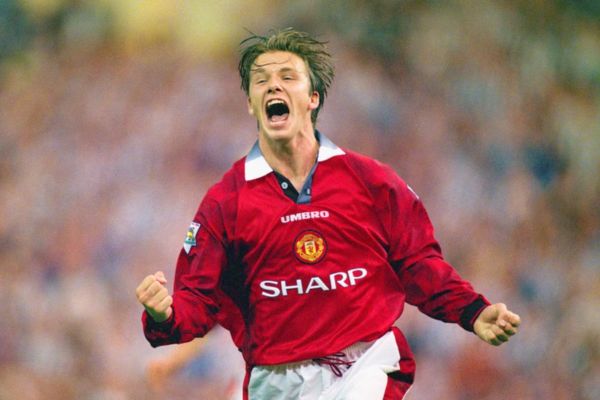 david-beckham-man-utd-first-goal